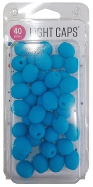 Light Caps Light Blue 40 pcs