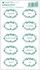 Stickers for Spice Jar 25x14 cm, 2. GREEN