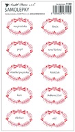 Stickers for Spice Jar 25x14 cm, 3. RED