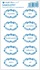 Stickers for Spice Jar 25x14 cm, 4. BLUE