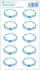 Stickers for Spice Jar 25x14 cm, 4. BLUE, no text
