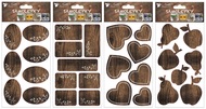 1161 Samolepka imitace dřeva 21x12 cm-1