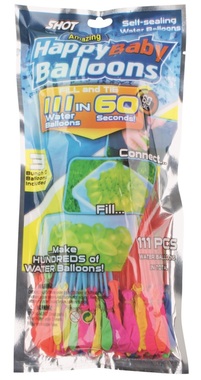 Water Balloon Bombs, 111 pcs + connector