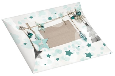 Folding Paper Giftbox w/Glitter size L 33 x 25 cm