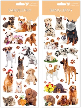 Stickers 30x12 cm Dogs