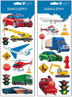 Stickers 30x12 cm Vehicles