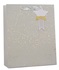 Gift bag with metallic marks L 26 x 32 x 12 cm 