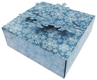 12900 Krabička skládací dárková modrá 15x15x5 cm-1