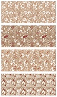 Wrapping Paper Twigs with Embossing Mix of 4 Motifs 70 g, 200 x 70 cm