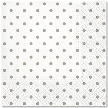 Paper Napkins 3-ply, 33 x 33 cm, 20 pcs, Dots