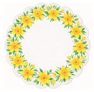 13315 Pap&iacute;rov&eacute; ubrousky, tř&iacute;vrstv&eacute;, kruhov&eacute; O 32 cm, 12 ks-2