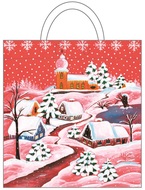 PE Red Bag 48 x 44 cm 2. Snowbound Village
