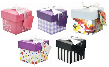 Folding Gift Box MINI 7x7x7 cm