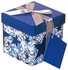 2. blue with white ribbon