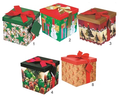 Folding Gift Box M+  17 x 17 x 17 cm
