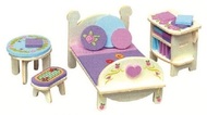 Wooden Puzzle 20x15 cm, Furniture-BEDROOM WITH BOOKCASE