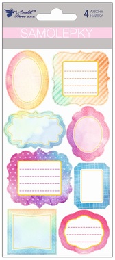 Write-on Stickers 4 Sheets 17 x 9 cm 