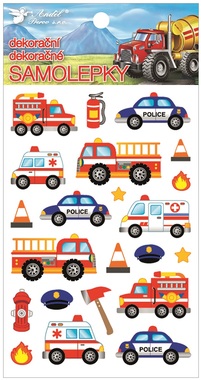 Stickers Cars 10,5 x 19 cm, 3D