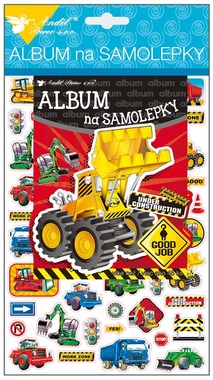 Sticker Album Machinery + 45 holographic stickers 16 x 29 cm