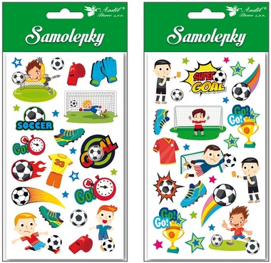 Stickers Football 9 x16 cm 