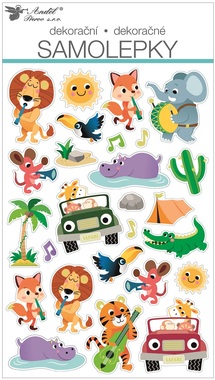 Stickers 14 x 25 cm Animals