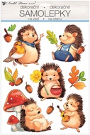 Wall Sticker 3D 41 x 28 cm, Hedgehogs