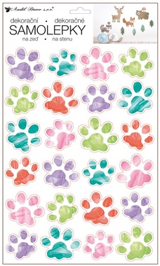 Wall Stickers 24 x 42 cm, Paws