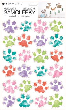 Wall Stickers 24 x 42 cm, Paws