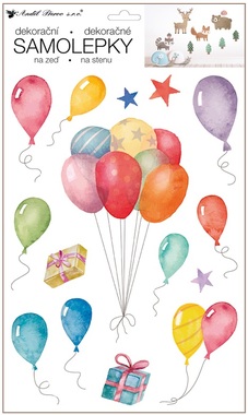 Wall Stickers 24 x 42 cm, Balloons