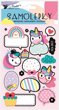 Tag Sticker 12,5 x 18,5 cm, Unicorn 