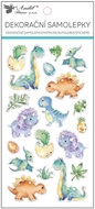 Dinosaurs Stickers with a Hologram on the Edges 10 x 21.5 cm