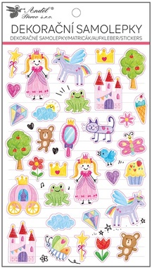 Fairy Tale Stickers with Glitter 14.5 x 25 cm