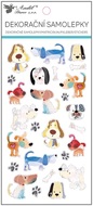 Dogs Stickers with Hologram on the Edges 10 x 21.4 cm