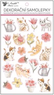 Cat Stickers with Transparent Edge 14.5 x 25 cm