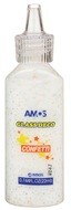 Glass Deco 22 ml with Confetti - 6. WHITE