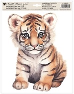 Wall Sticker, Colorful, Tiger 30 x 42 cm
