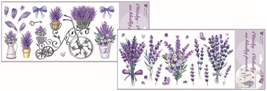 Decals for Smooth Surfaces Lavender 21 x 41 cm