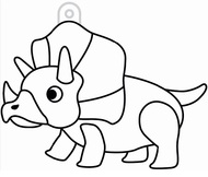 Suncatcher 49. TRICERATOPS