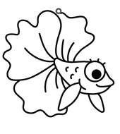 Suncatcher 72. BETTA FISH