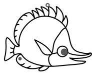 Suncatcher 76. BUTTERFLY FISH