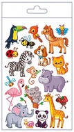  Tattoo Stickers 8,5 x 13 cm, Animals