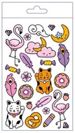  Tattoo Stickers 8,5 x 13 cm, Cats