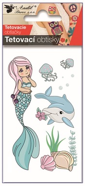 Tattoo Stickers Mermaid 10.5 x 6 cm