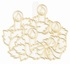 Suncatcher for Glass Deco with gold contour approx.8 cm, 7. WREATH 