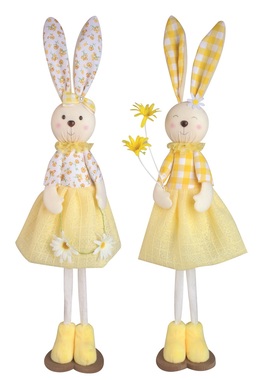 Standing Bunny 55 cm, Yellow