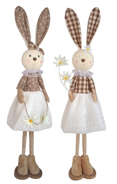 Standing Bunny 55 cm, Brown