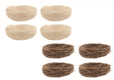 Nest for creative purposes 7 x 3 x 7 cm, 4 pcs