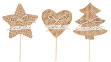 Jute Decoration 8 cm + Stick