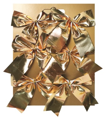 Ribbon 5 cm, 6 pcs, GOLDEN