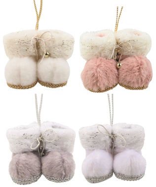 Hanging Plush Boots 6 cm